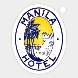 1925 Manila Hotel Sticker